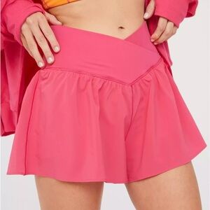 Hot Pink Viral Aerie Crossover Shorts🩷